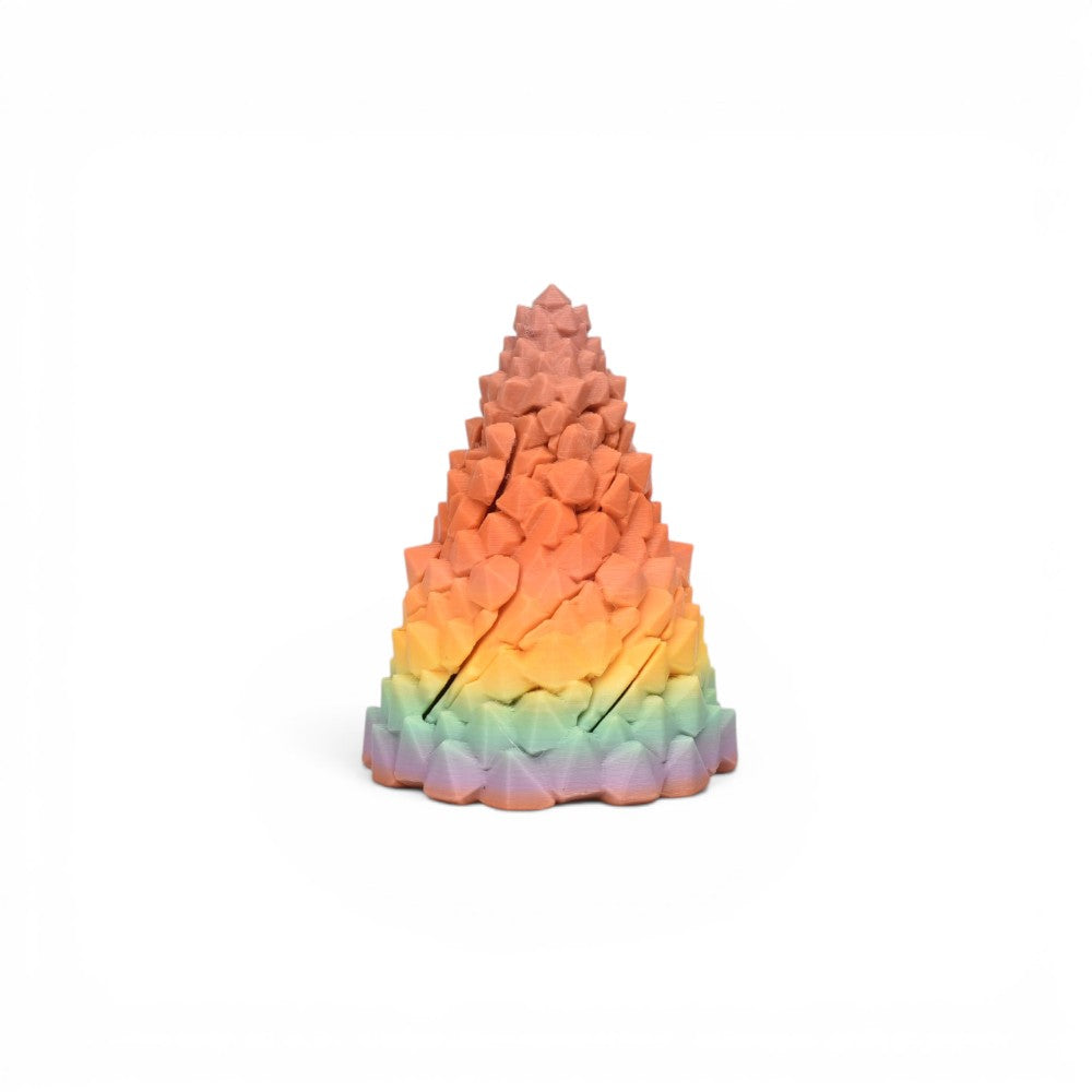 juguete didactico forma piramide plastico dim:8x6cm
