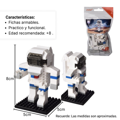 FICHAS DE ARMAR ASTRONAUTA PARA NIÑOS