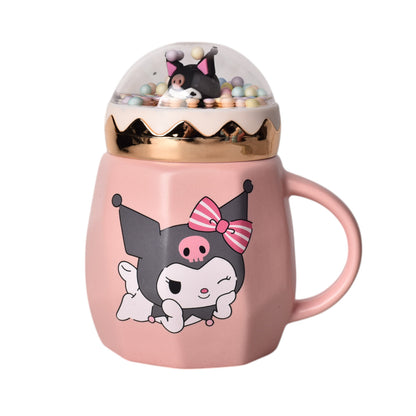 MUG POCILLO KUROMI PERSONAJE 420ML DIM:8X8X13