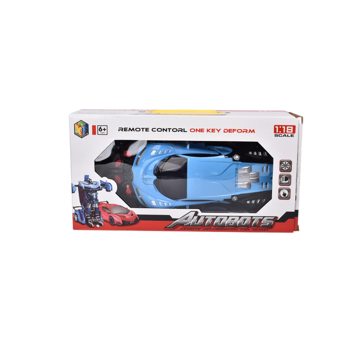 juguete carro transformable con control remoto dim:30x16x8