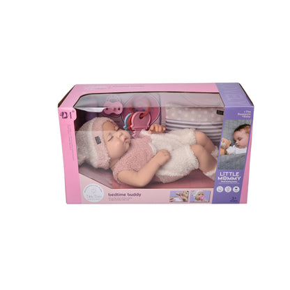JUGUETE BEBE MUÑECA DE CAUCHO REALISTA CON ACCESORIOS DIM:38X18X22
