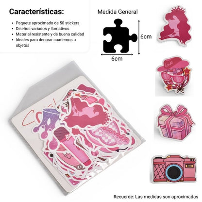 STIKER PAQUETE X 50UND SURTIDO