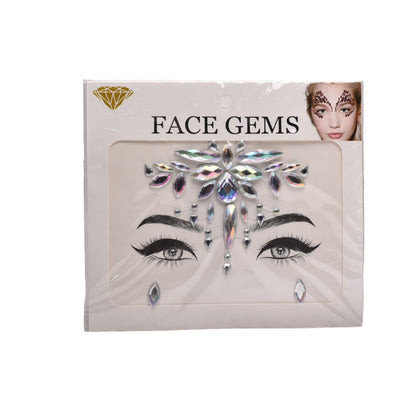 PEGATINAS FACIALES GEMAS DECORATIVAS ADHESIVAS