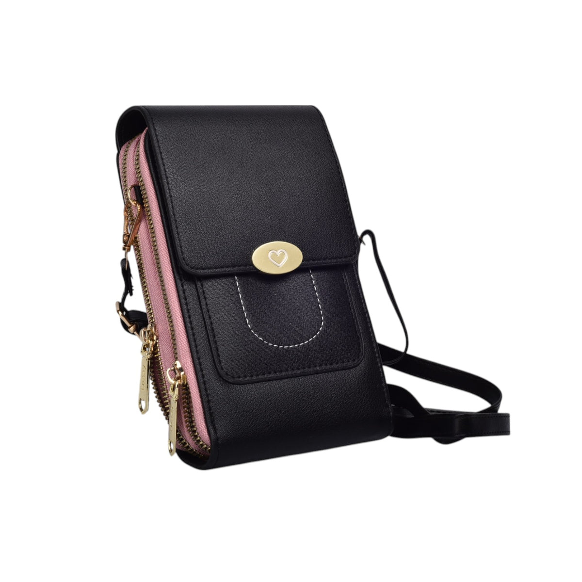bolso billetera dama sintetico dim:20x11x5