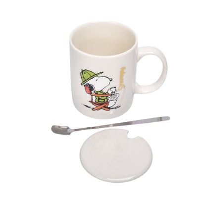 POCILLO CERAMICA SNOOPY PERSONAJE 350ML DIM:10X7