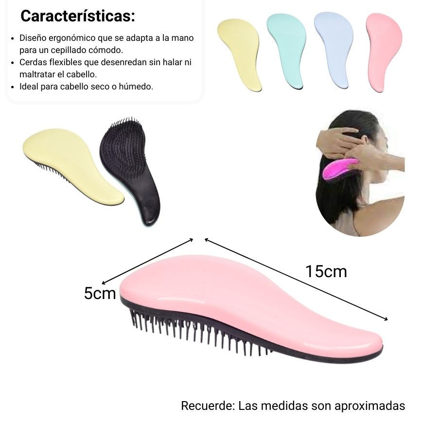 cepillo plastico ovalado dim:15x5x3