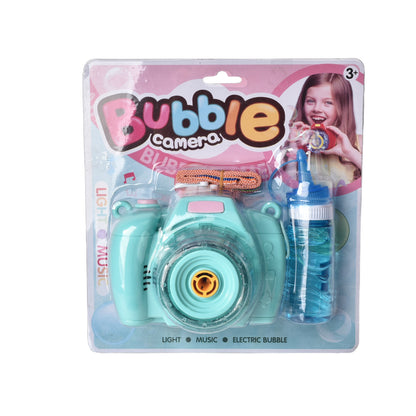 JUGUETE CAMARA DE BURBUJAS PLASTICO