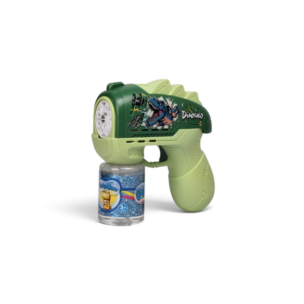 pistola de burbujas dinosaurio dim: 16.5*4.5*16.5cm