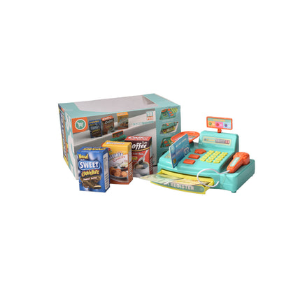 CAJA REGISTRADORA SUPERMERCADO NIÑOS DIM:21x12x13