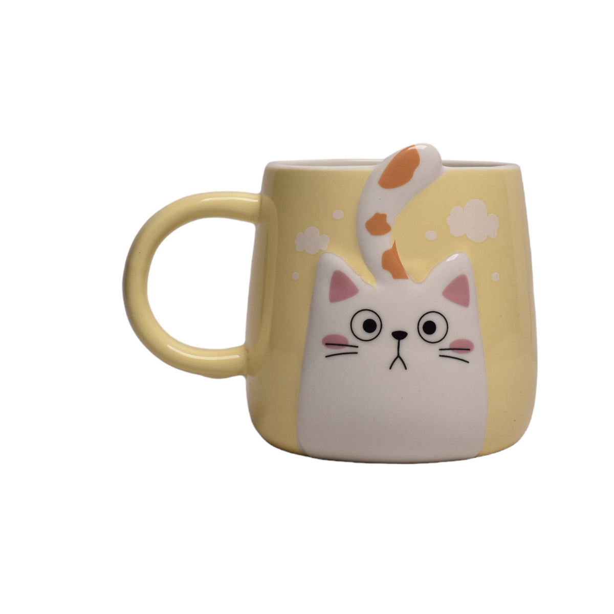 mug pocillo ceramica diseños de gatos de 350ml dim:8x8x9