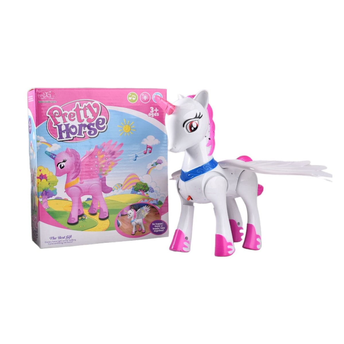 unicornio con movimiento luz y sonido