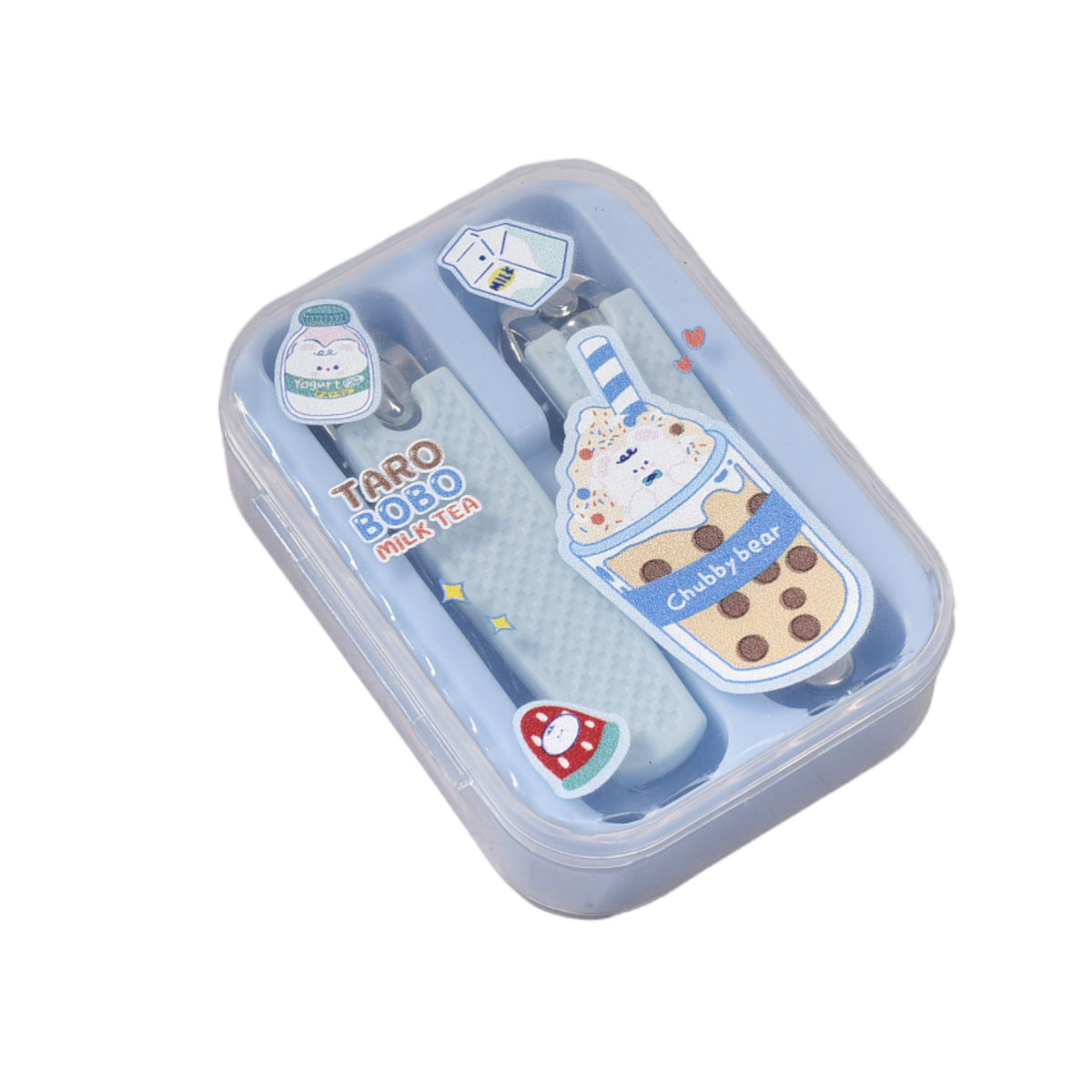 cortauñas estuche set dim: 4x6x2