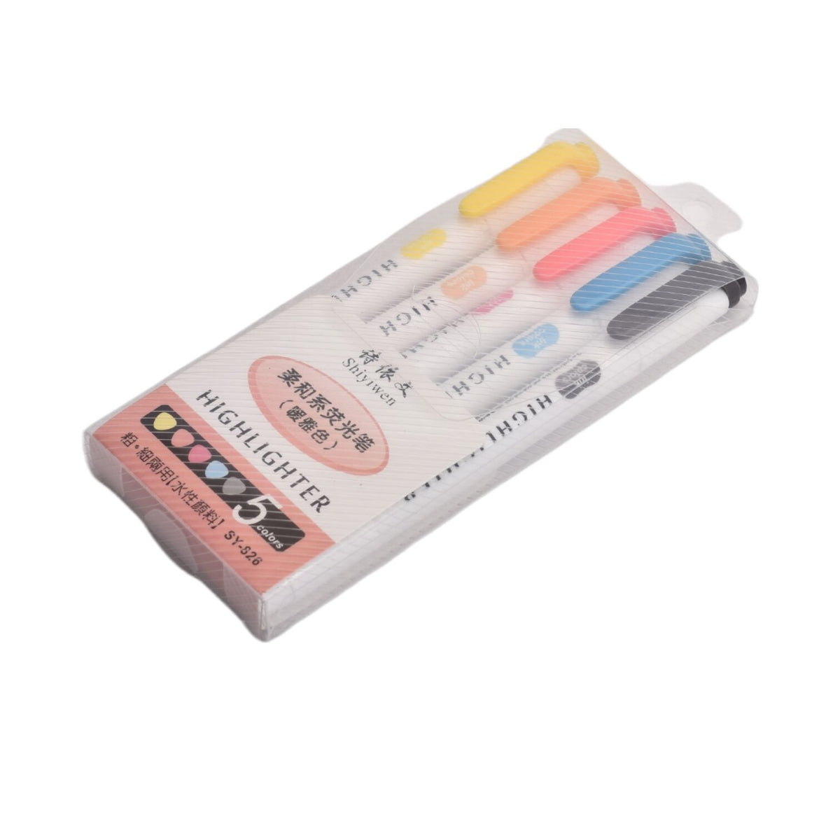 resaltador *5pcs dim:6*14.3cm