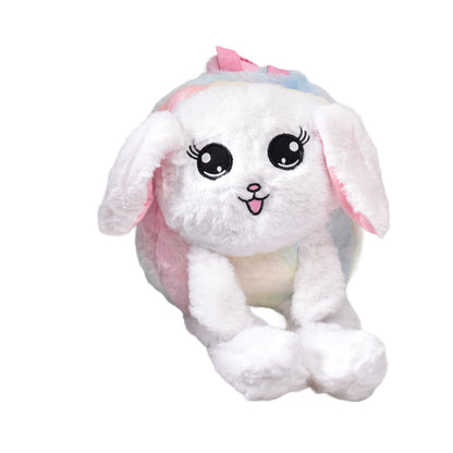 MALETA MORRAL PELUCHE INFANTIL CONEJO NIÑA