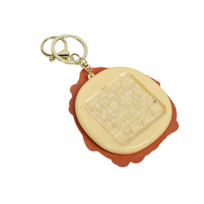 LLAVERO PLASTICO FORMA DE JUEGO AMARILLO DIM:7X8X1