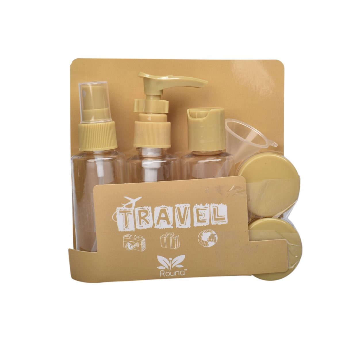kit 6 envases recargables viajero plastico 50ml dim:15x16x3
