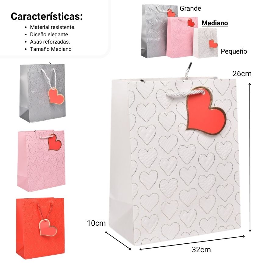 bolsa regalo m qzgzd-6668b dim:26x32x10cm