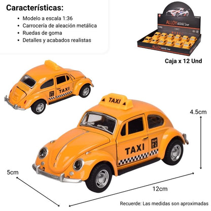 CARRO COLECCIONABLE METALICO DIM: 12 x 5.5 x 6 cm