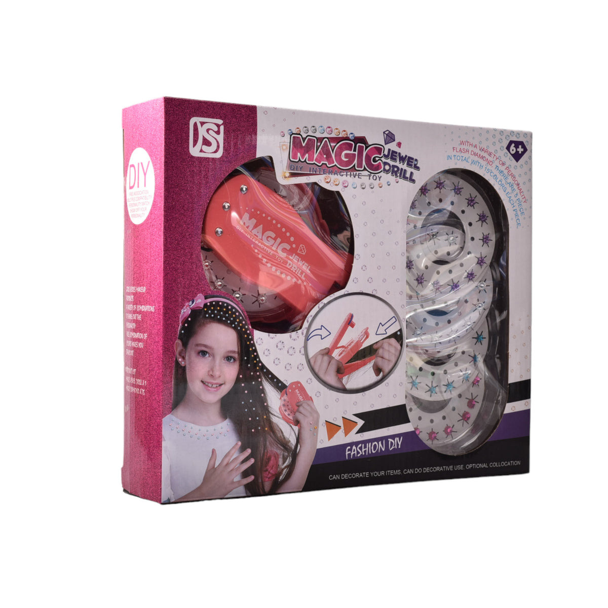 kit trenzador infantil de pelo niñas con accesorios
