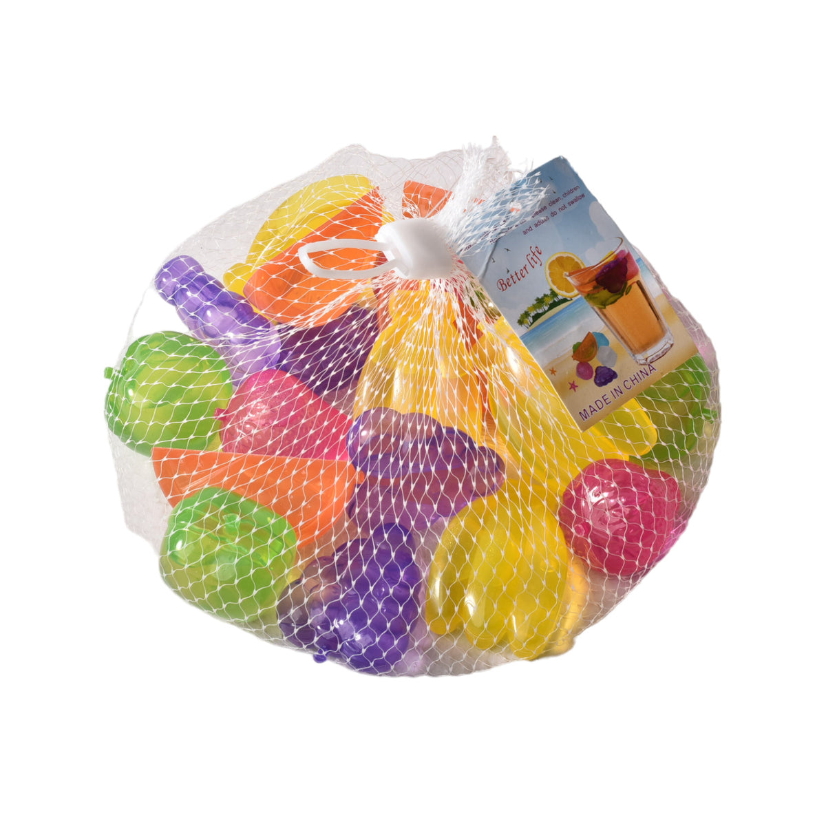 set 20und cubos de hielo forma fruta reutilizable plastico