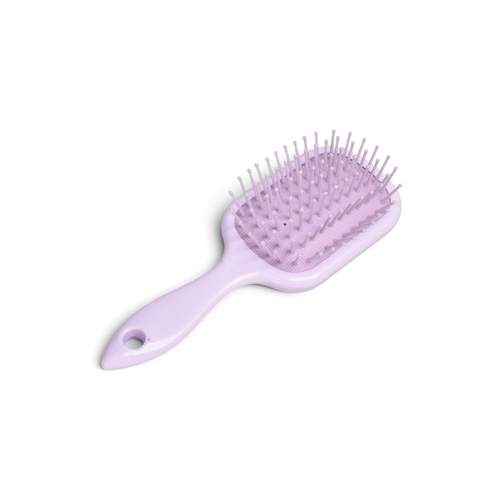 cepillo plastico con espejo para cabello prj dim: 17x6cm