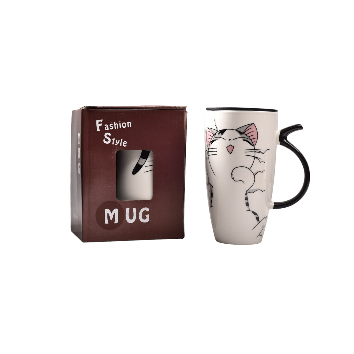 pocillo grande ceramica mug con tapa