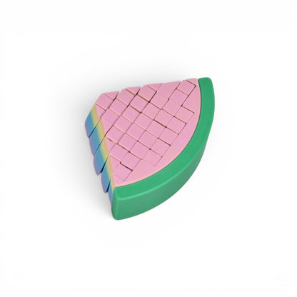 JUGUETE DIDACTICO FORMA SANDIA PLASTICO DIM:10X7CM