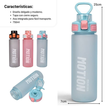 BOTELLA DE AGUA PLASTICO 750ML