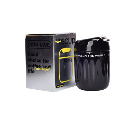 TERMO ACERO INOXIDABLE 220ML DIM:7X7X11