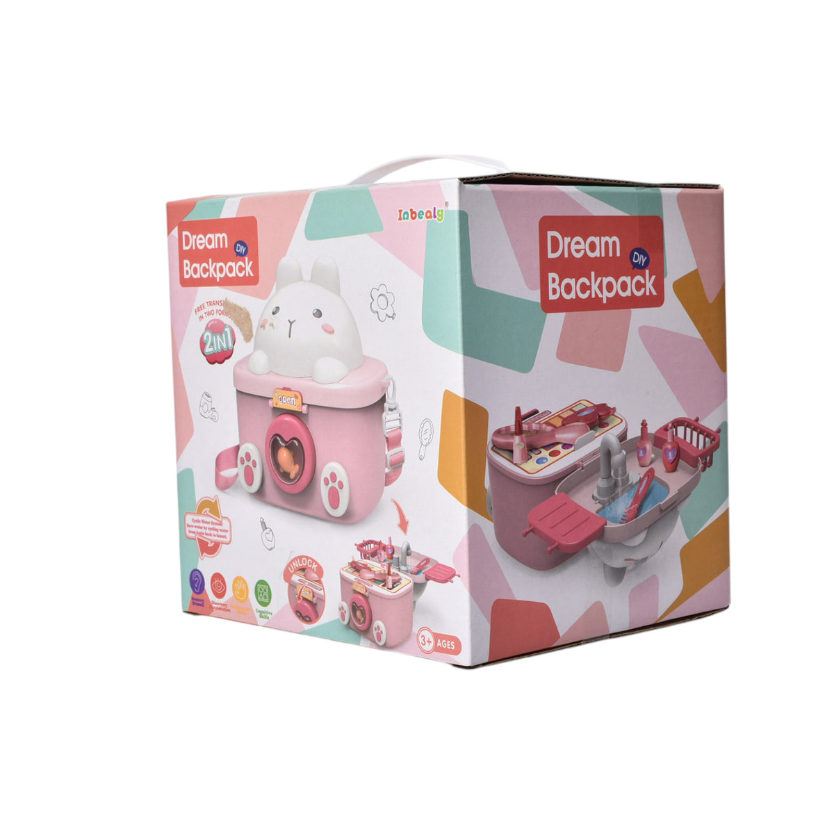 juguete set maleta con accesorios niñas plastico dim:18x15x17