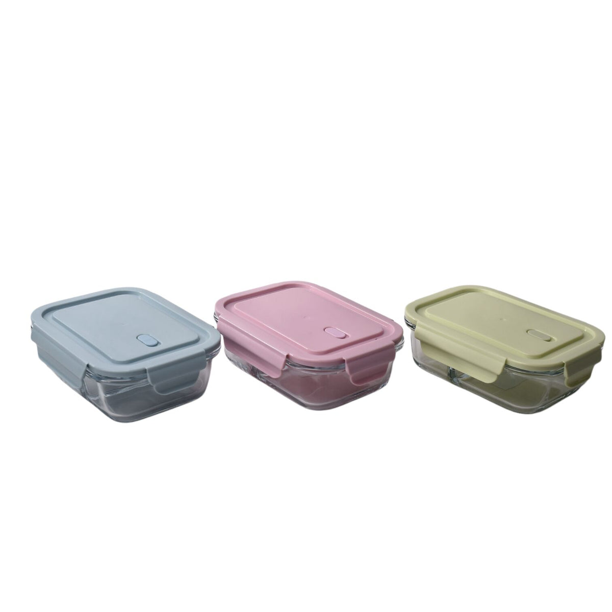 portacomida de  vidrio 700ml con division