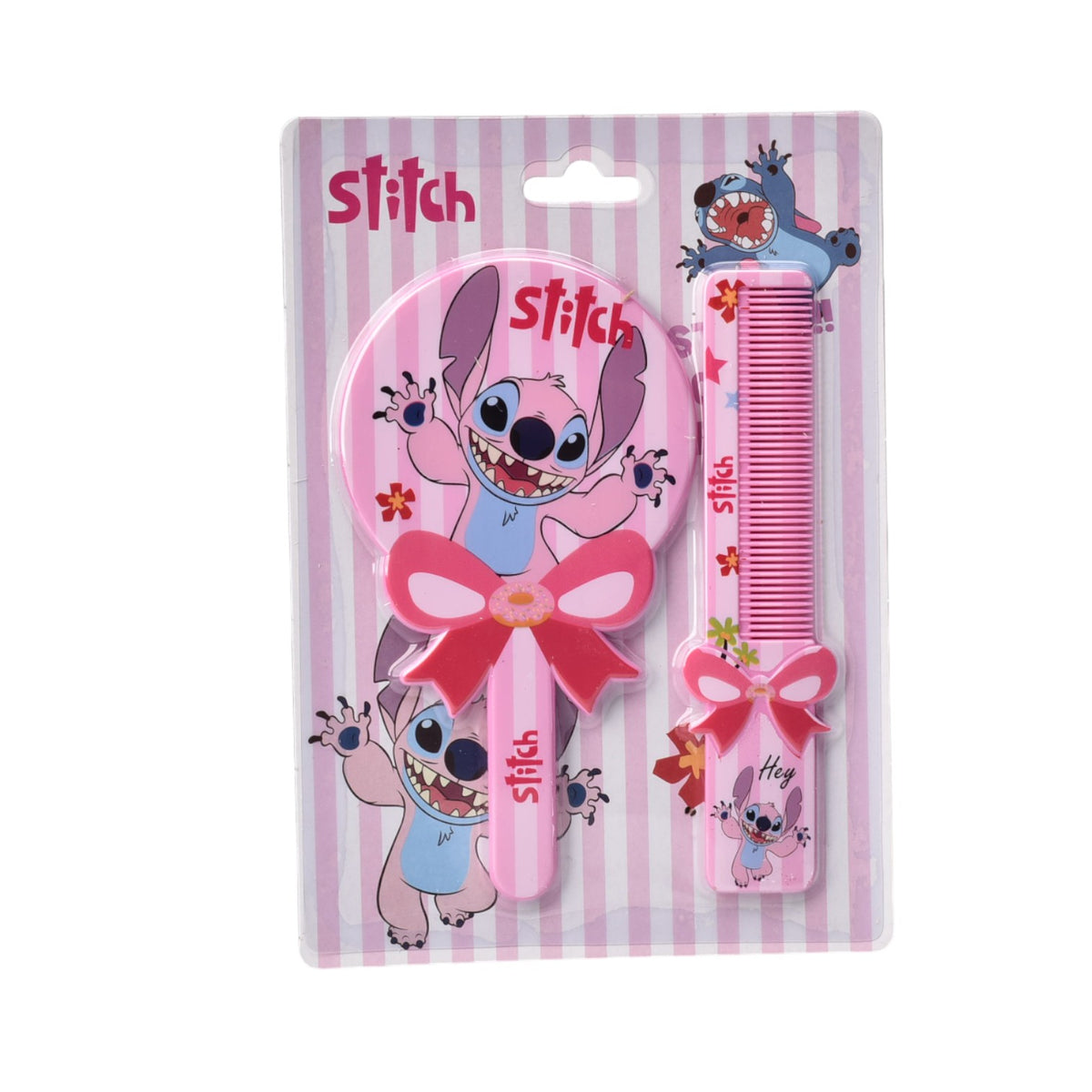 peinilla con espejo plastico personaje stich dim:13x18