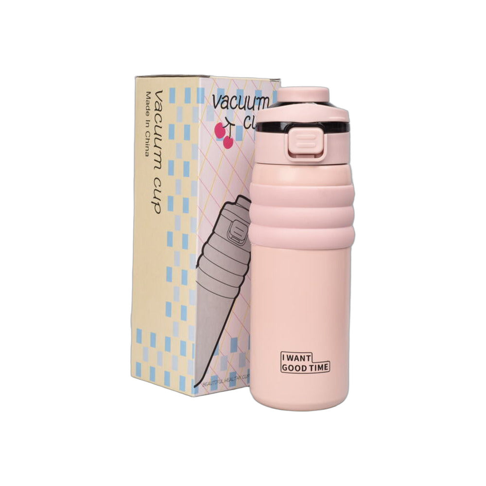 termo acero inoxidable 600ml dim: 7x7x24