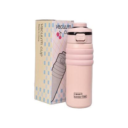 TERMO ACERO INOXIDABLE 600ML DIM: 7X7X24