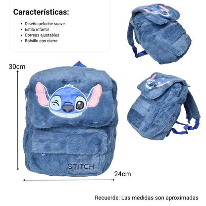 MALETA MORRAL PELUCHE PERSONAJE DIM:30X24X10