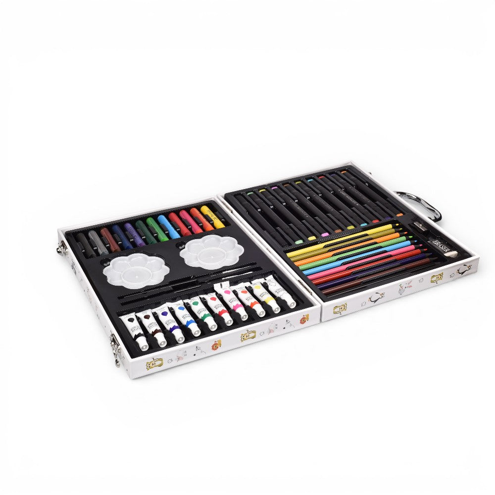 set de arte de 78pcs plastico diseño animalitos dim:23x30x5