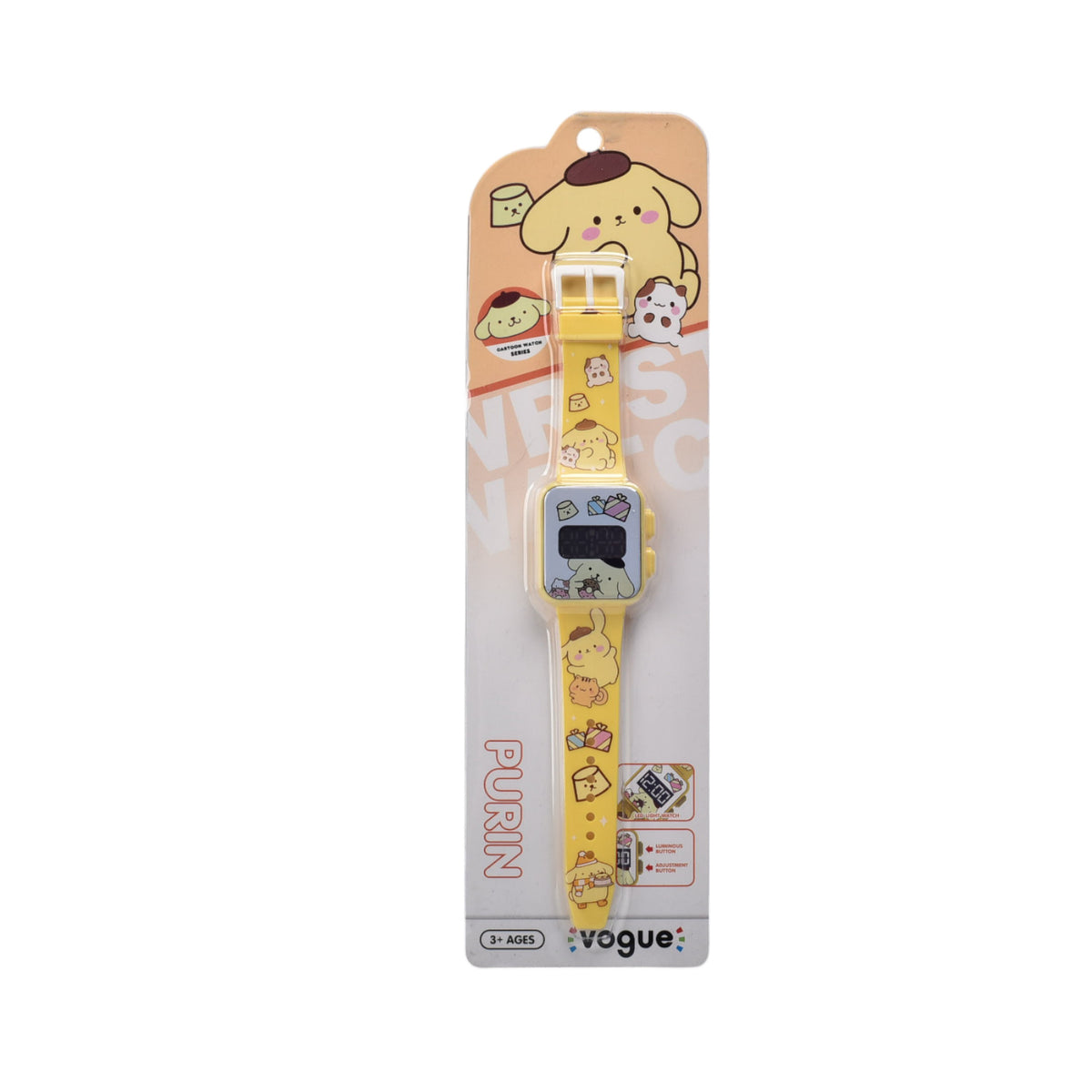 reloj juguete niños plastico personaje dim:27x7x2