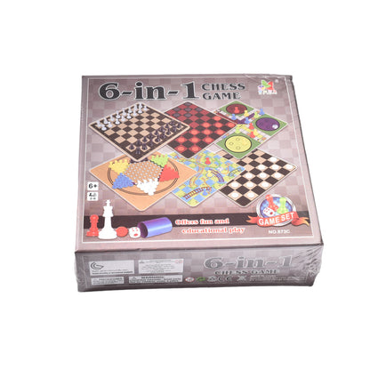 JUEGO DE MESA 6 EN 1 DIM: 16x16x5