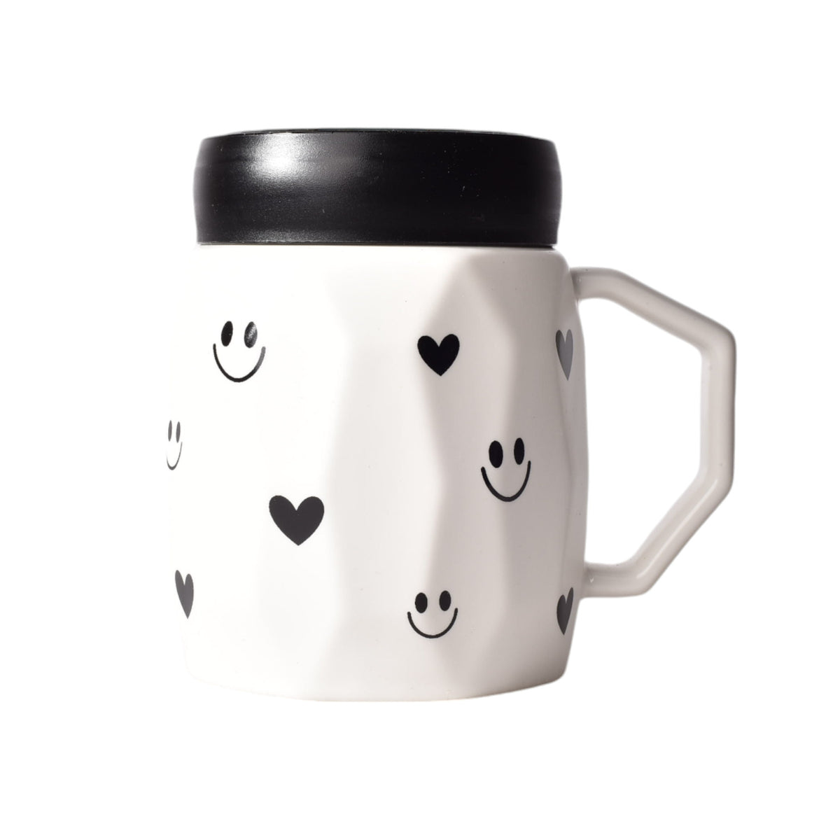 mug pocillo ceramica con tapa