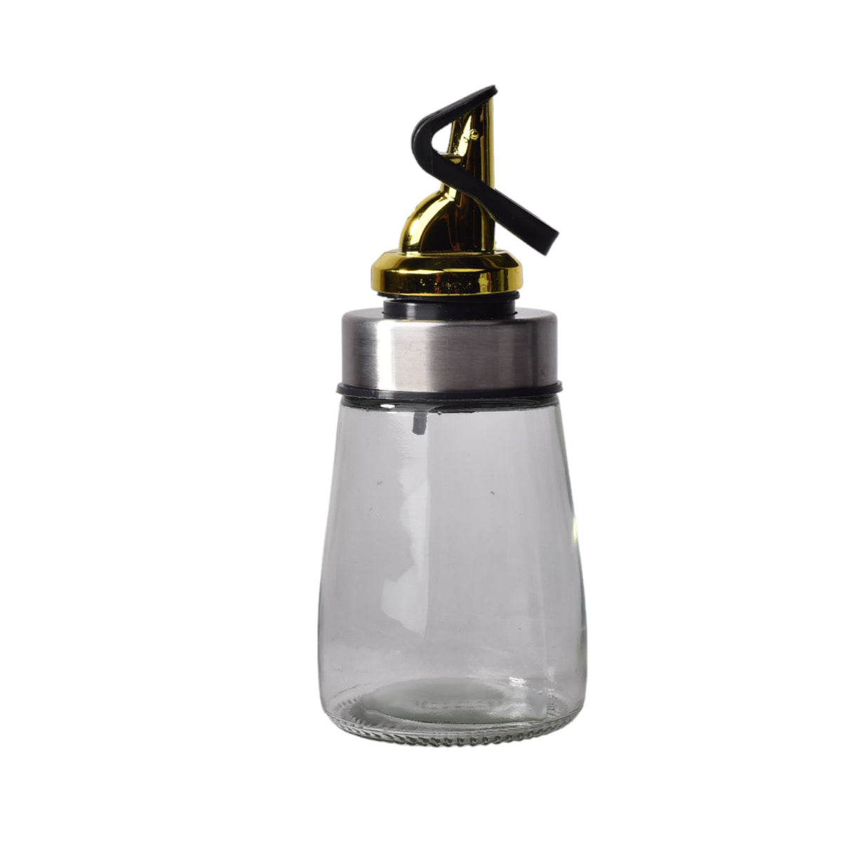 botella vidrio dispensador de aceite dim:7x7x15cm