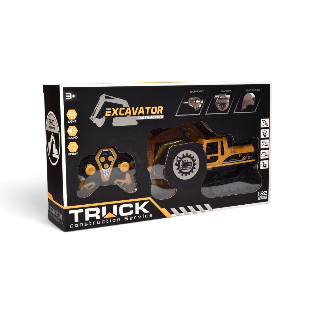 excavadora de construccion control remoto dim:  16*22*9.5cm