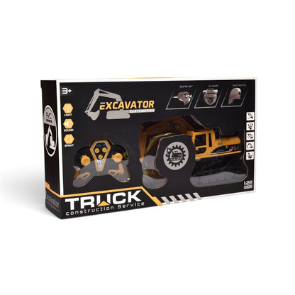 EXCAVADORA DE CONSTRUCCION CONTROL REMOTO DIM:  16*22*9.5CM