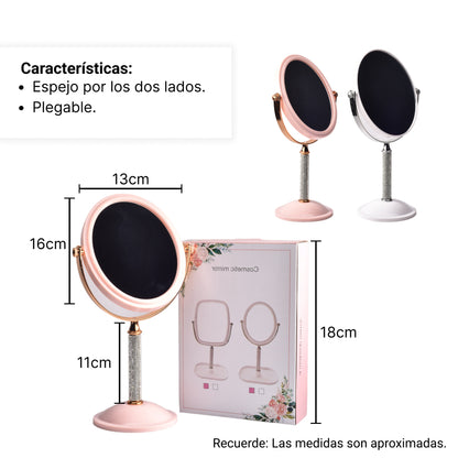 ESPEJO  TOCADOR OVALADO DIM:30*13CM