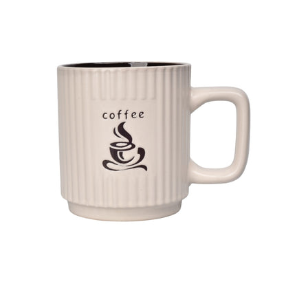 MUG POCILLO CERAMICA 300ML DIM:8X8X9