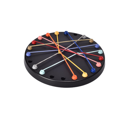JUEGO DE MESA NUDOS DE CUERDAS FAMILIAR PLASTICO DIM:23X22