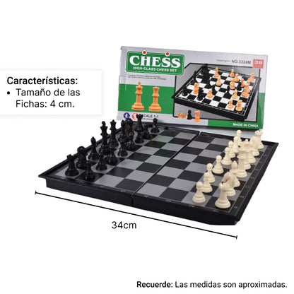 AJEDREZ MAGNETICO PLASTICO DIM:31*16