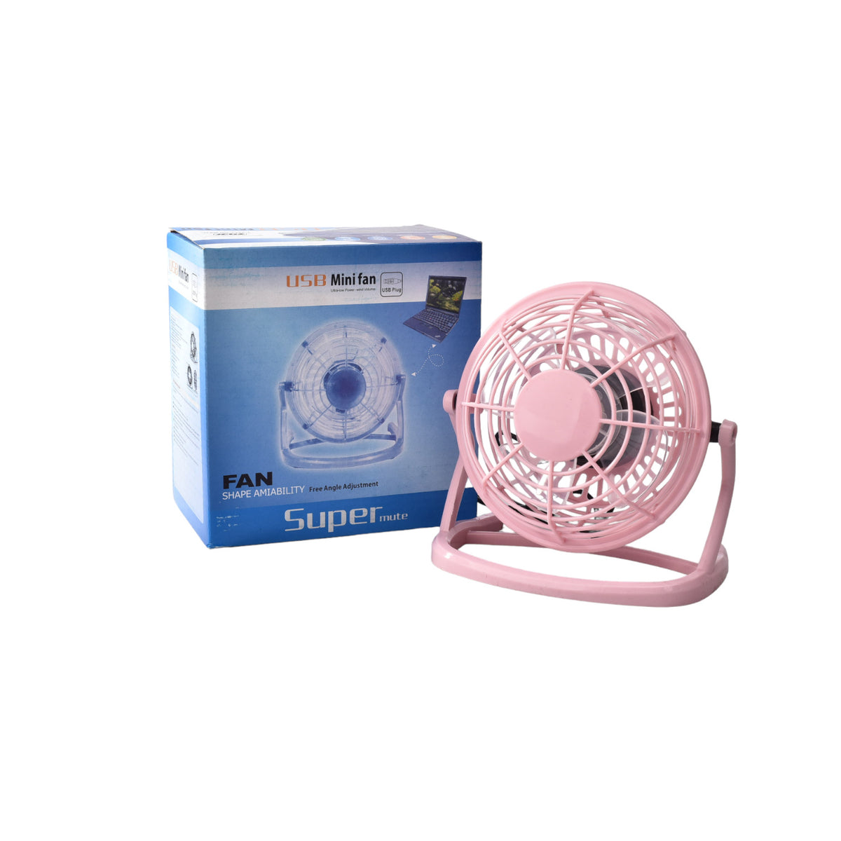 ventilador recargable con usb dim:14x14x7