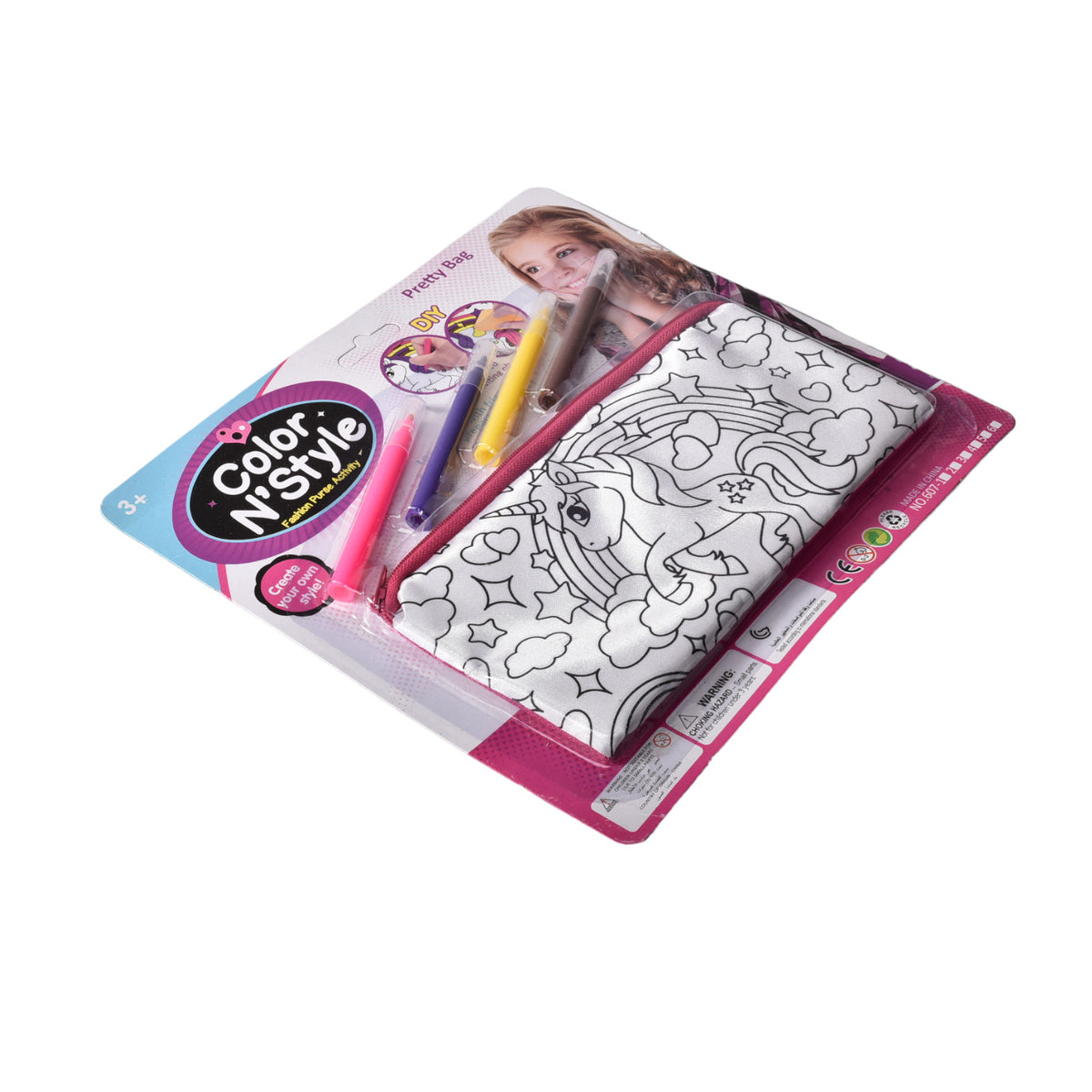 cartuchera para niñas magico para colorear