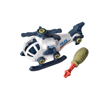 JUGUETE HELICOPTERO DESARMABLE PARA NIÑOS