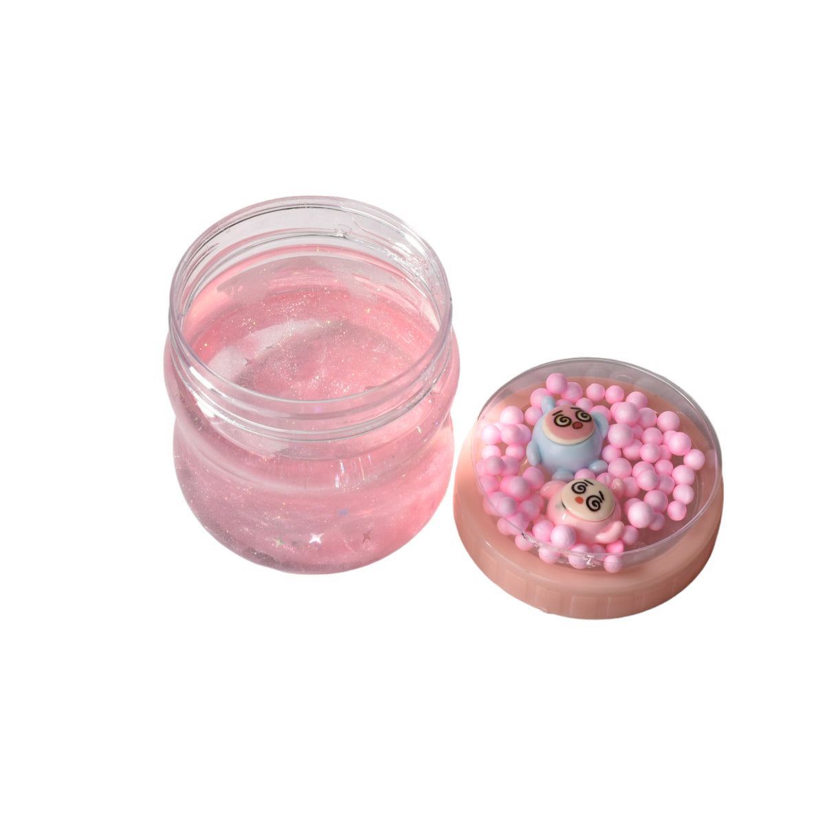 slime con pepitas escarchado gel moldeable dim:7cm